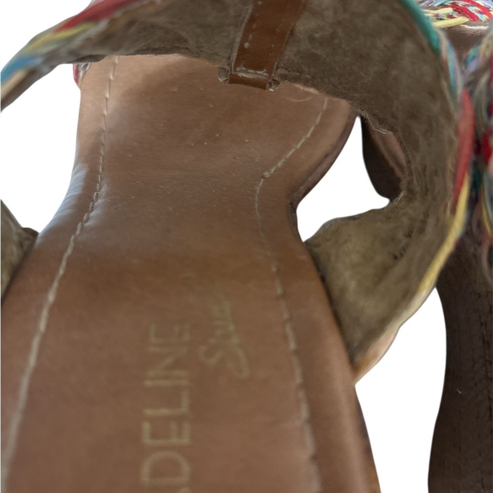 Madeline Stuart Multicolor Wedge Sandals - Picture 9 of 11